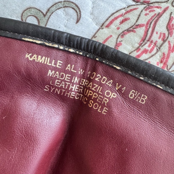 Ralph Lauren Kamille Quilted Leather Boots - Picture 6 of 7